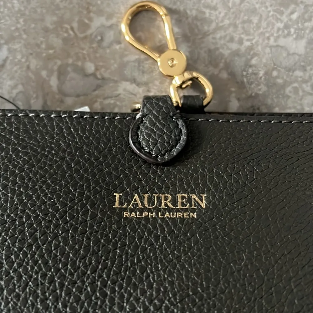 Lauren Ralph Lauren Large Reversible Tote Bag in Dark Olive/Belting Print, NWT Green - Image 12