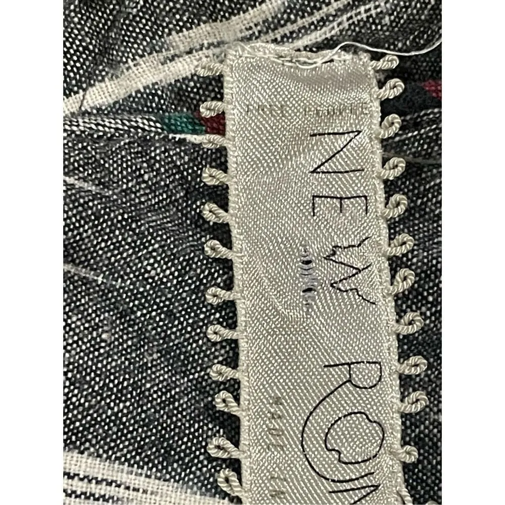 Free People New Romantics WeatherVane Ikat Print Sleeveless Midnight Emb… - Image 14