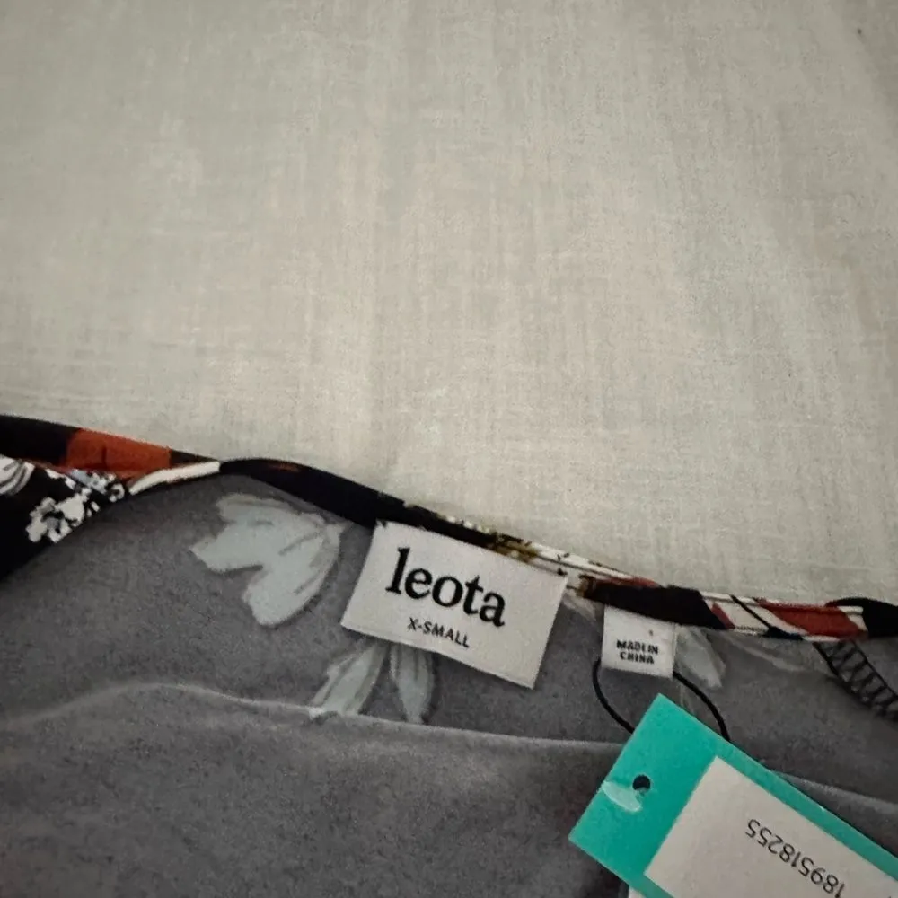 Stitch Fix Women’s Extra Small Leota Faux Wrap Dress Jersey Reye Navy Floral NWT - Image 8