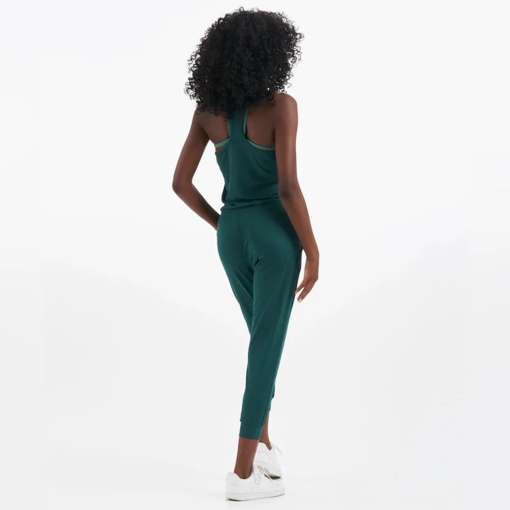 Vuori  Lux Jumpsuit Women’s Jumpsuit Jade Heather Size Medium - Image 2