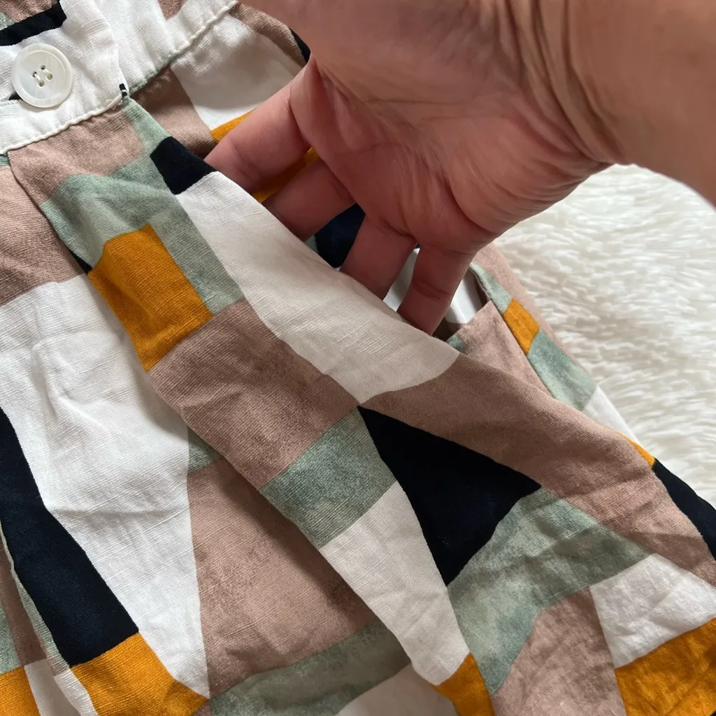 FRNCH Multicolor Abstract Dress Size S/M - Image 4