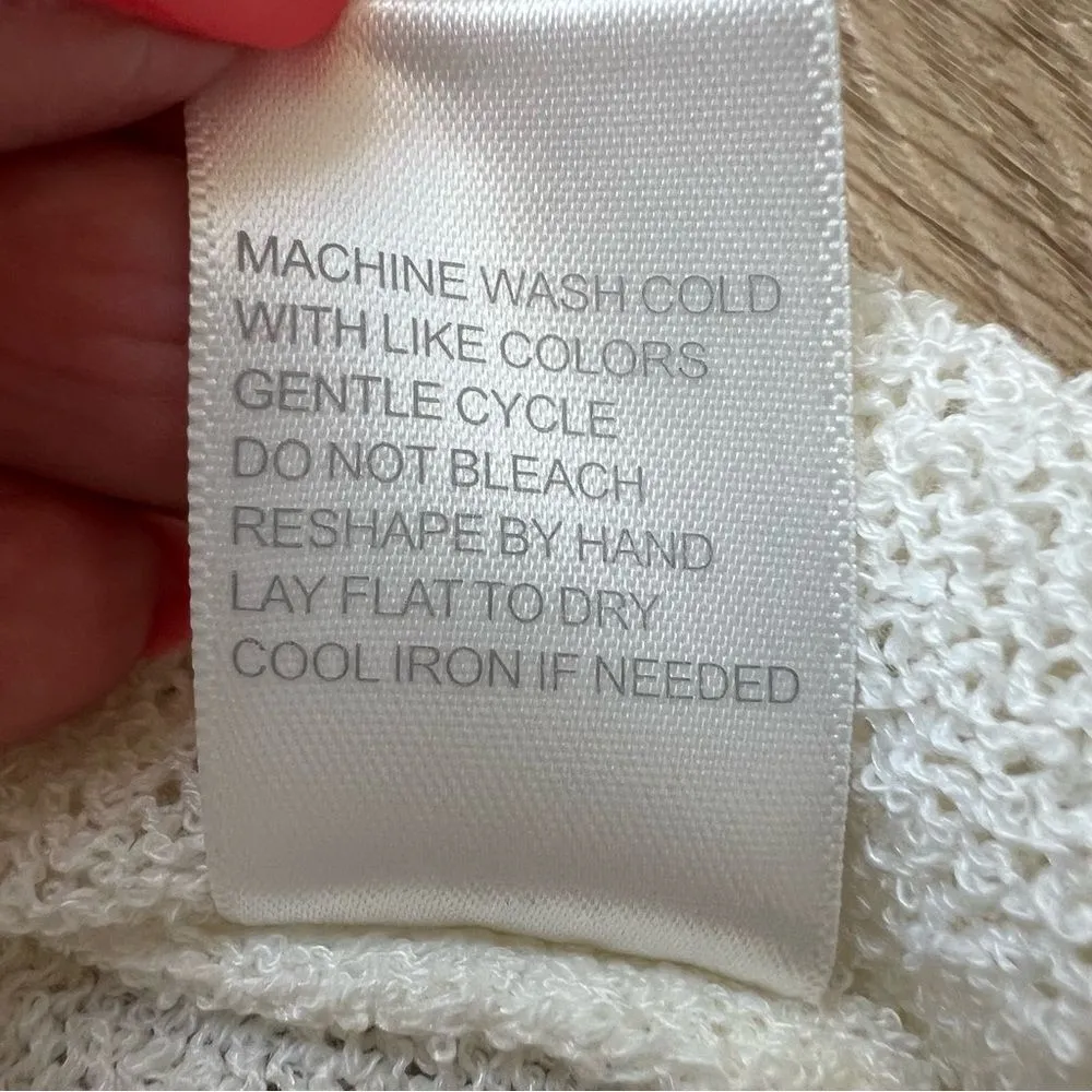 StitchDrop NWT Nantucket Sleeveless Knit Sweater Dress Optic White Size XL - Image 13