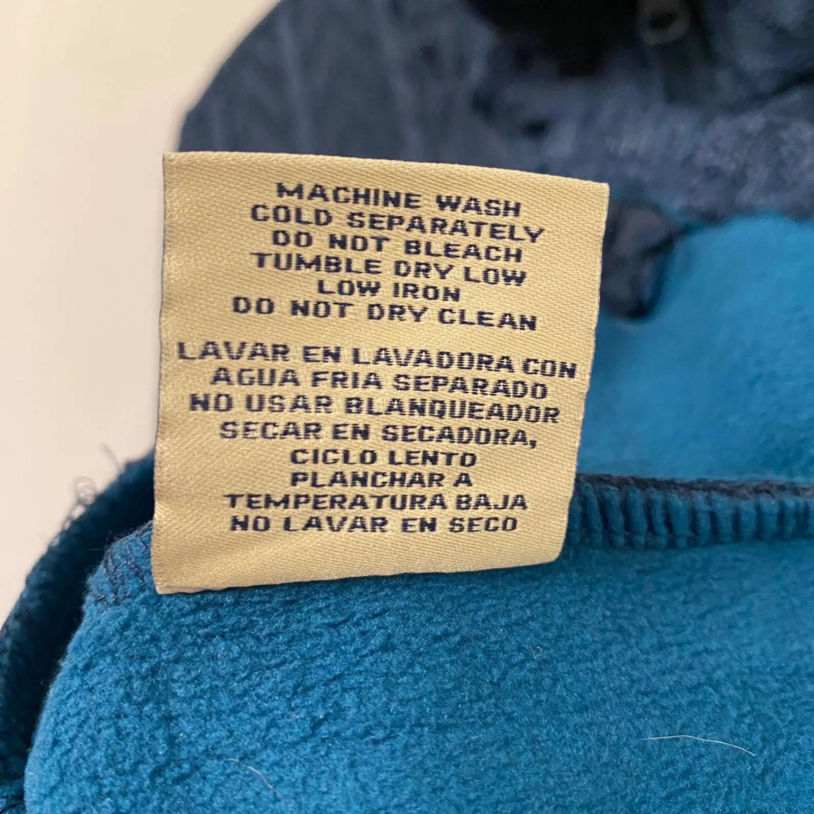 Boston Traders Blue Chevron Knit Full Zip Lined Jacket Womens Size L Outerwear - Image 7