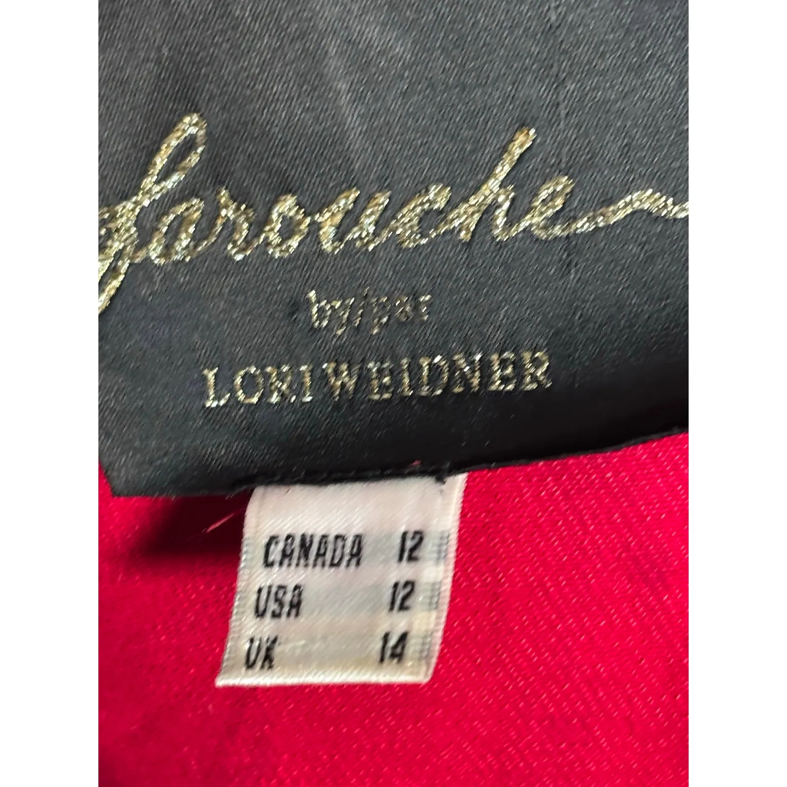 Vintage Red Maxi Dress Black Velvet Collar Button Front Gothic Dark Romance 12 - Image 8