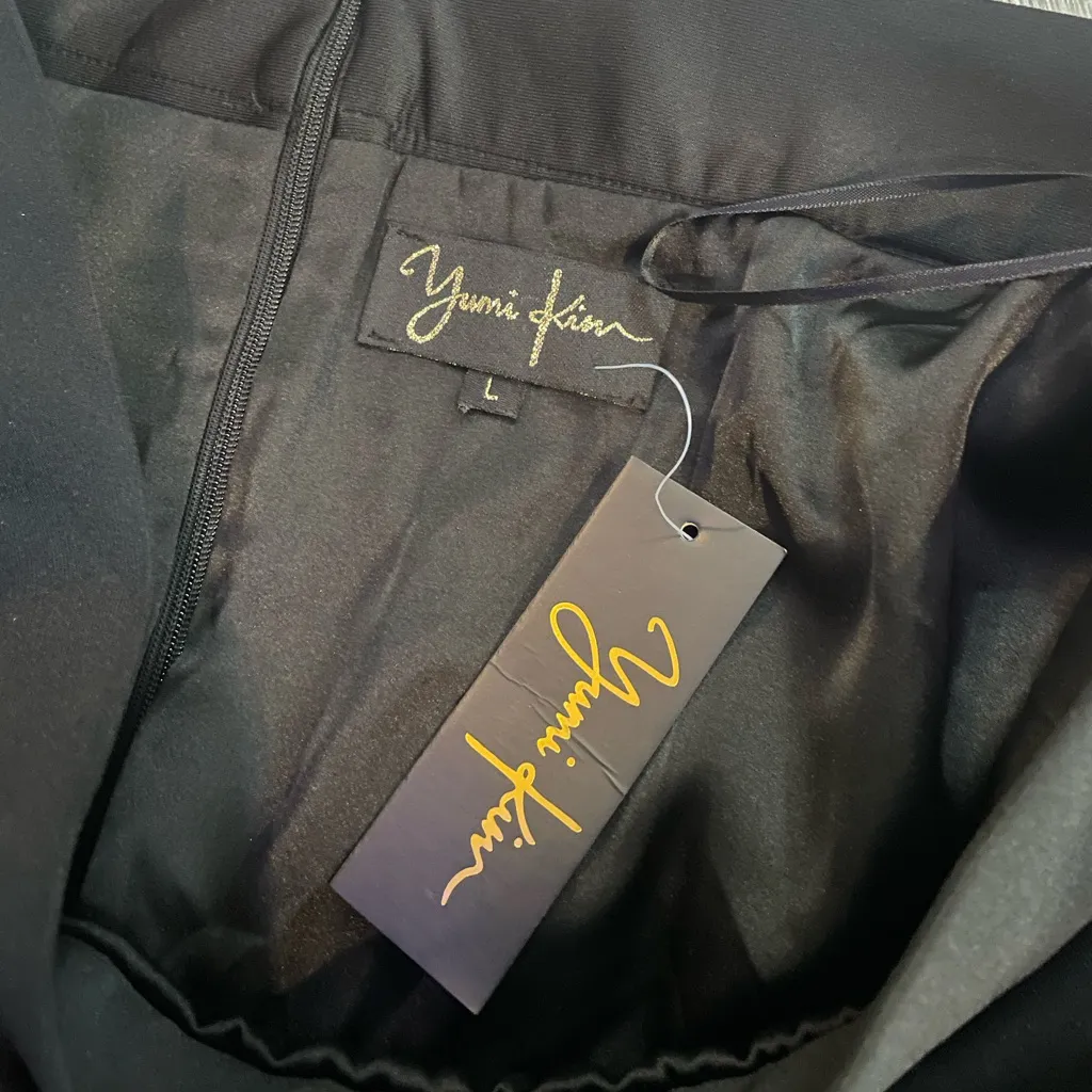 Yumi Kim High Waisted Ruffle Circle Skirt Black ~ Size Large - Image 6