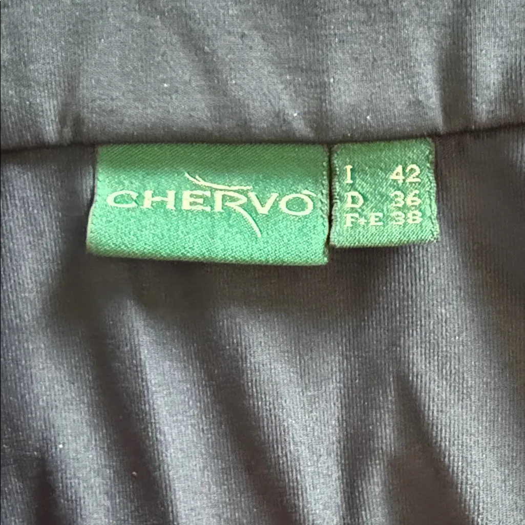 Chervo Navy Sunblock Full Zip Hoodie Jacket Floral Hood Trim Size S Blue - Image 8