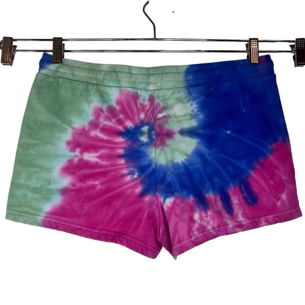 Vans Womens Tie Dye Shorts Size Large Y2K 90s Hippie‎ Casual Comfy - Image 2