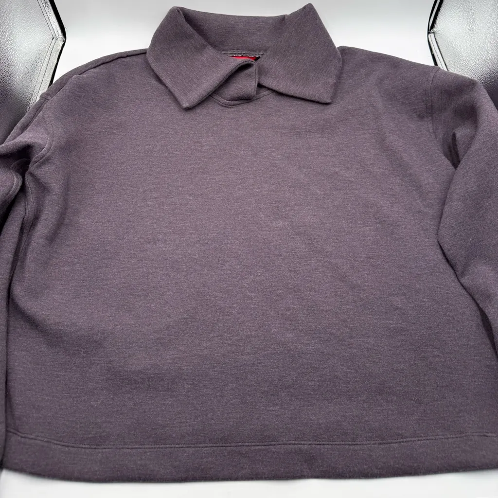 Spanx  AirEssentials Brushed Collared Long Sleeve Top - Image 3