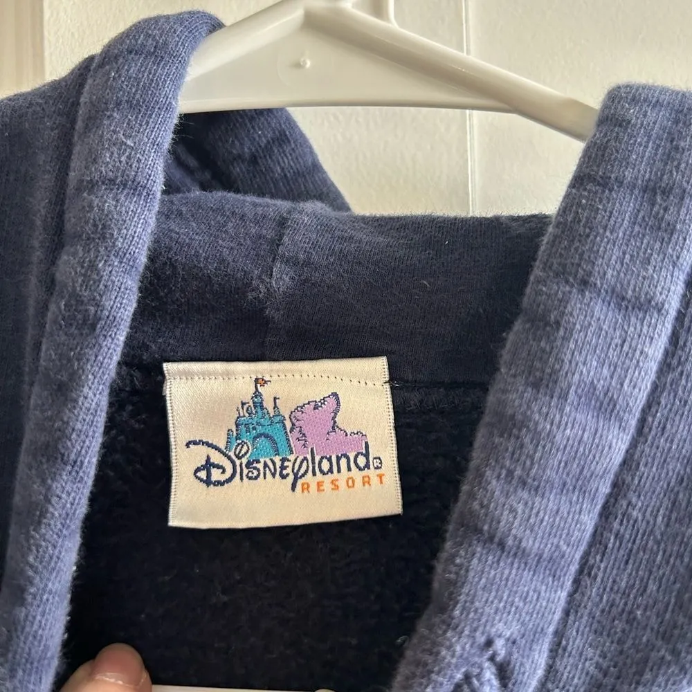 VTG Disneyland‎ Resort Navy blue hooded sweatshirt - Image 4