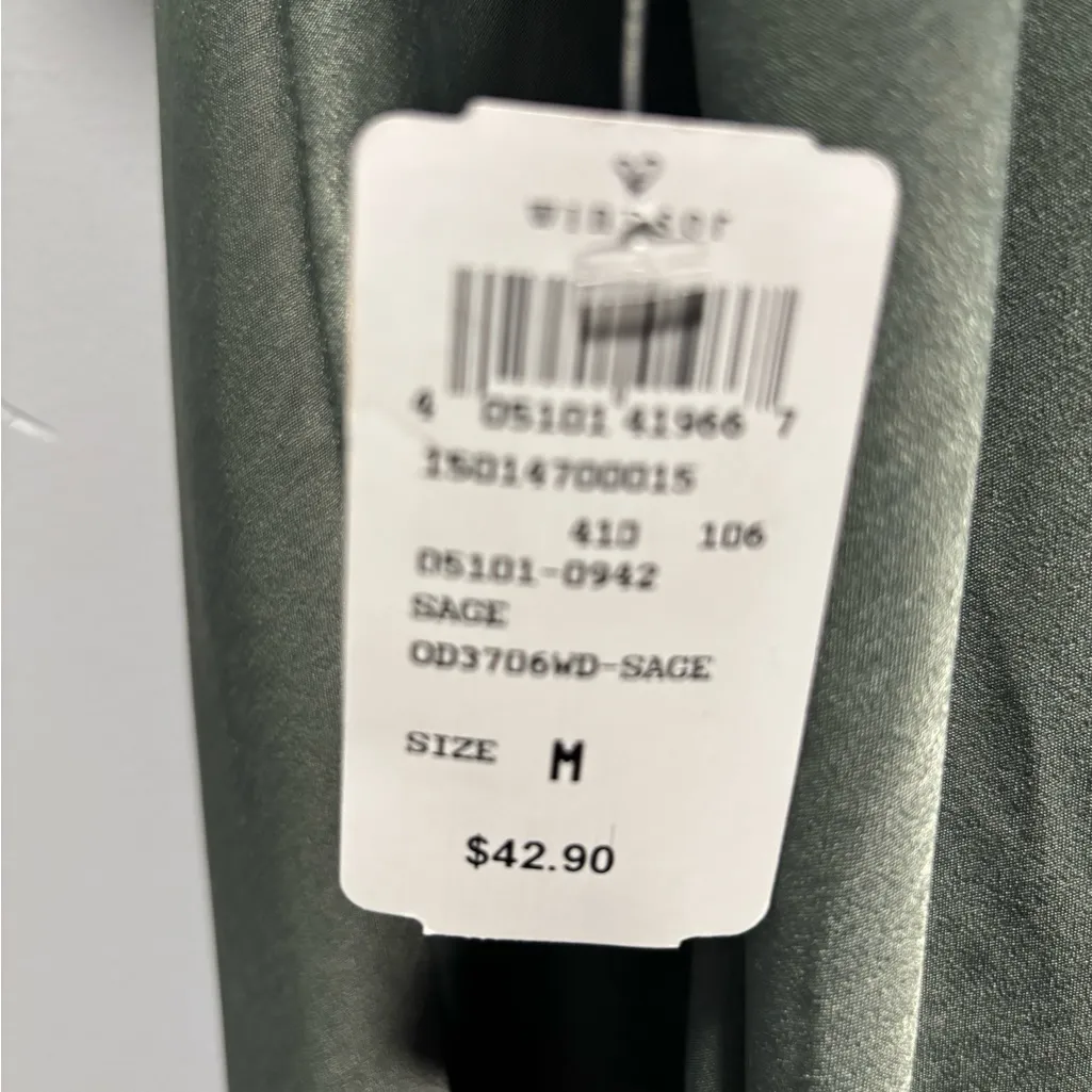 Sage  Strapless  Dress - Image 3