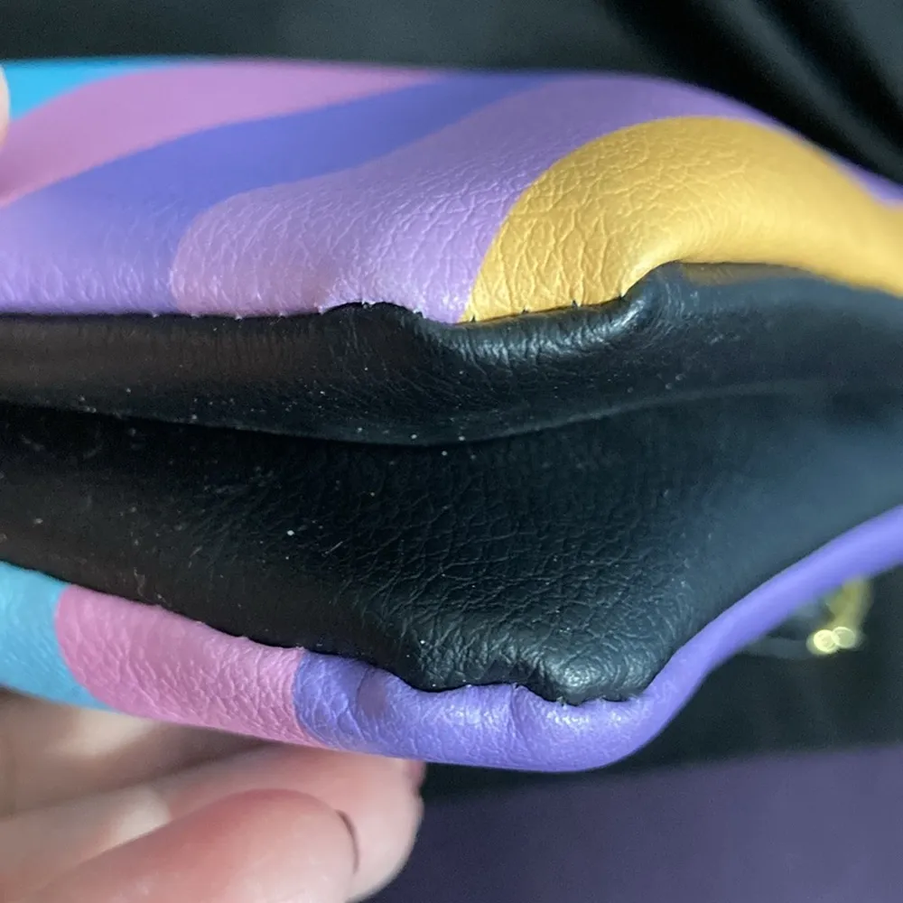 Betsy Johnson Rainbow Cat Bag. NWOT Never used. 9” Long x 6” Wide x 6” Deep. - Image 4