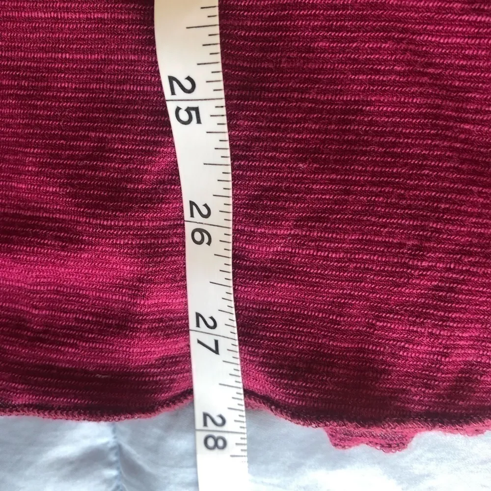 Lucky Brand red boho top size small - Image 6