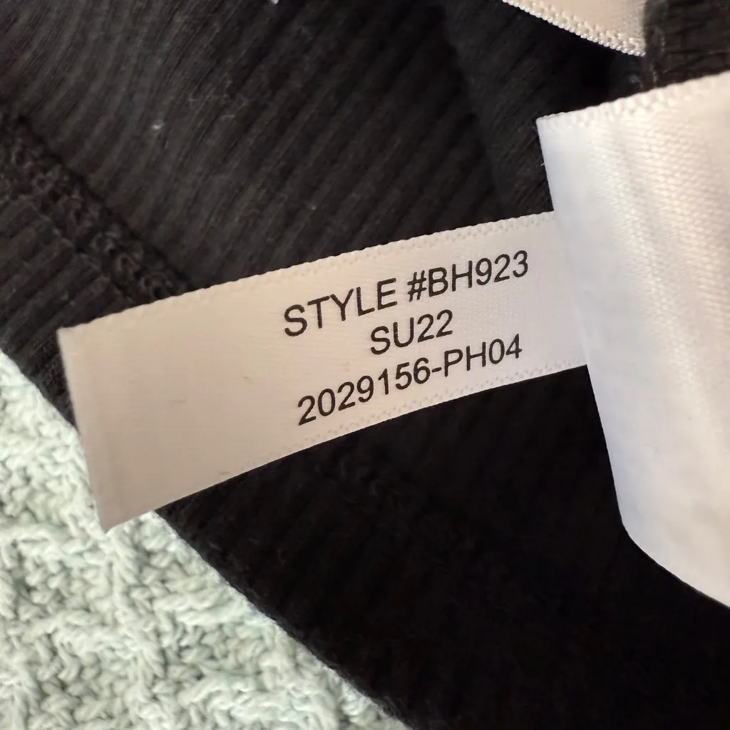 J.Crew Vintage Rib Polo Shirt Womens XL Extra Large Black Top Blouse BH923 - Image 5