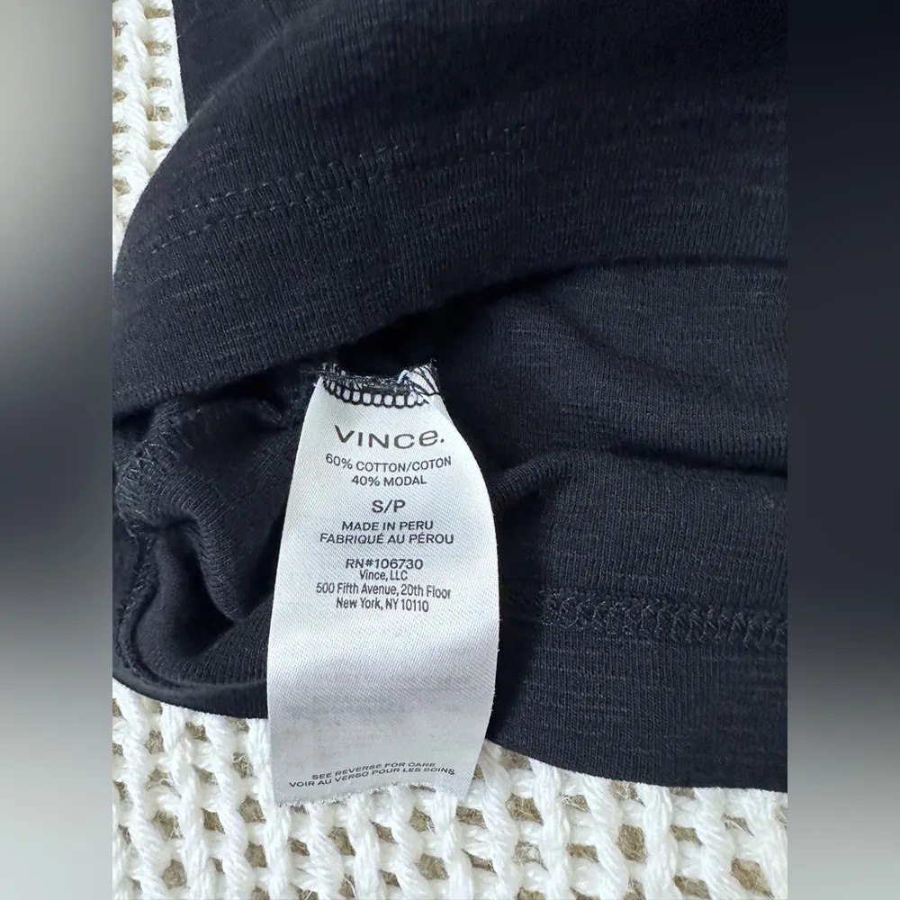 3/4 Bracelet Sleeve Button Henley - Black - S - Image 8