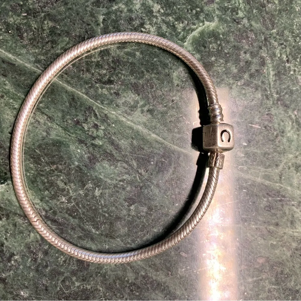 Chamilia Sterling Silver Snake Chain Bracelet Hallmarked 19cm (7.5") 14 G. - Image 2