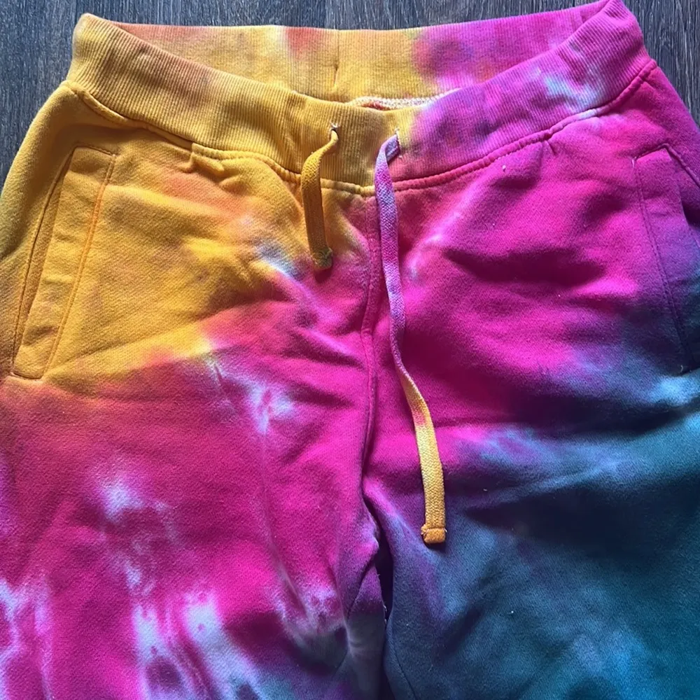 La Detresse Tiè Dye Sweats Yellow Size M - Image 2