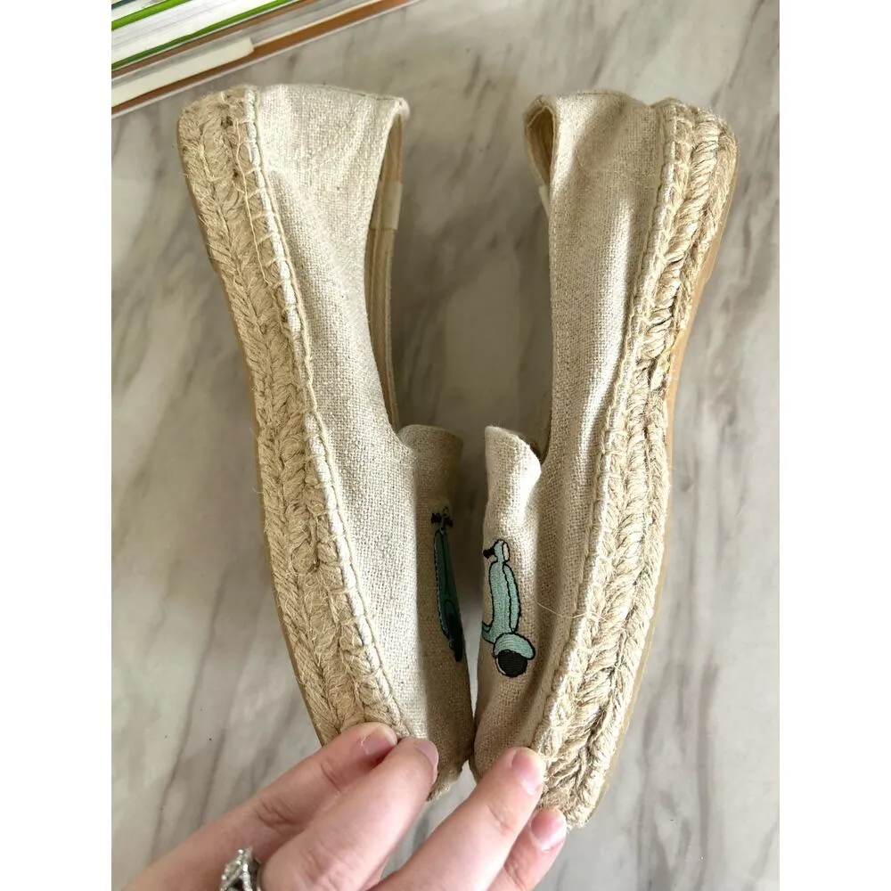 Soludos Vespa Tan Slip On Espadrilles - Image 7