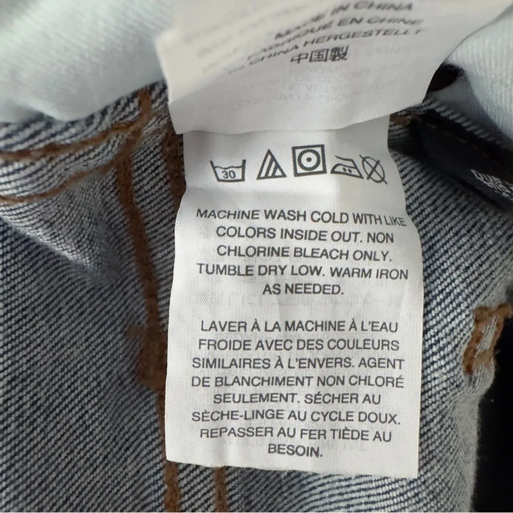 Madewell 10” High-Rise Skinny Jeans Button Fly Distressed denim casual dark Wash - Image 13