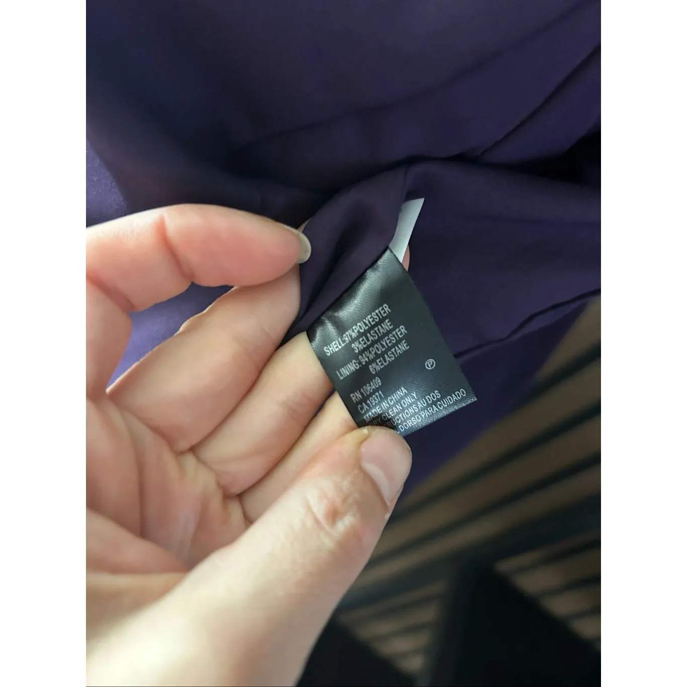 Tahari purple blazer size 8 work attire work, blazer office wear stylish flared - Image 8