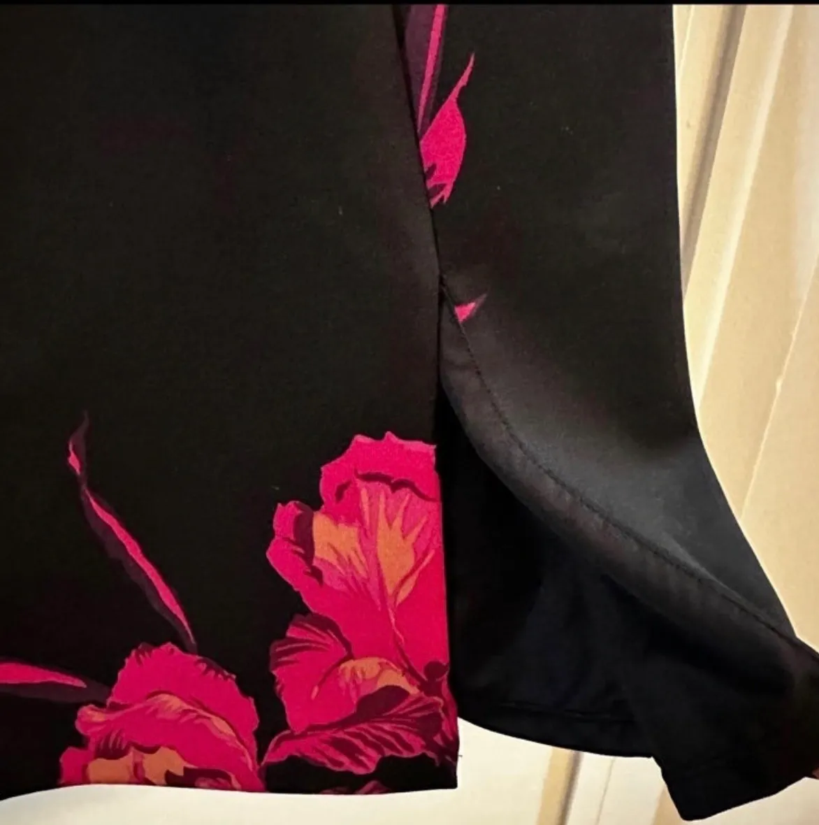 Vintage Punk Tag Floral Sheath Dress - Image 7