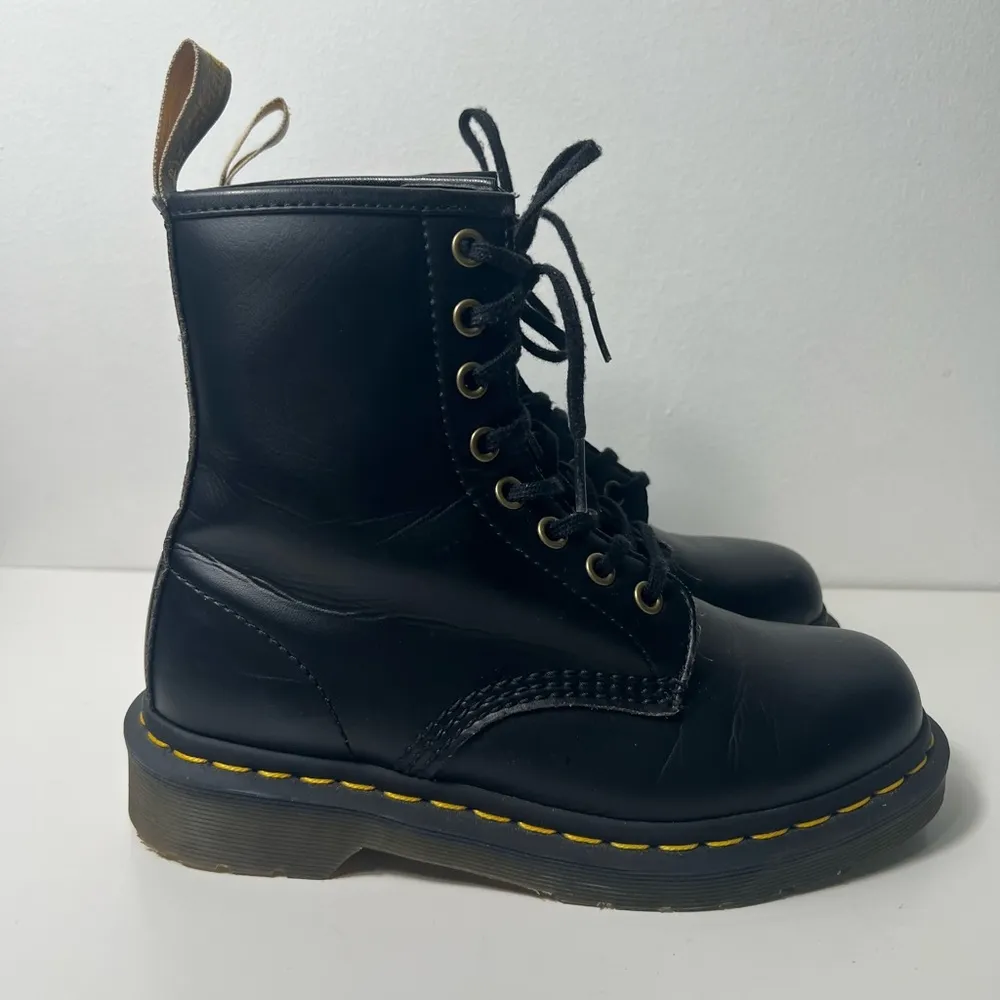Dr. Martens 1460 The Originals Smooth Leather Lace Up Ankle Boots - Image 4