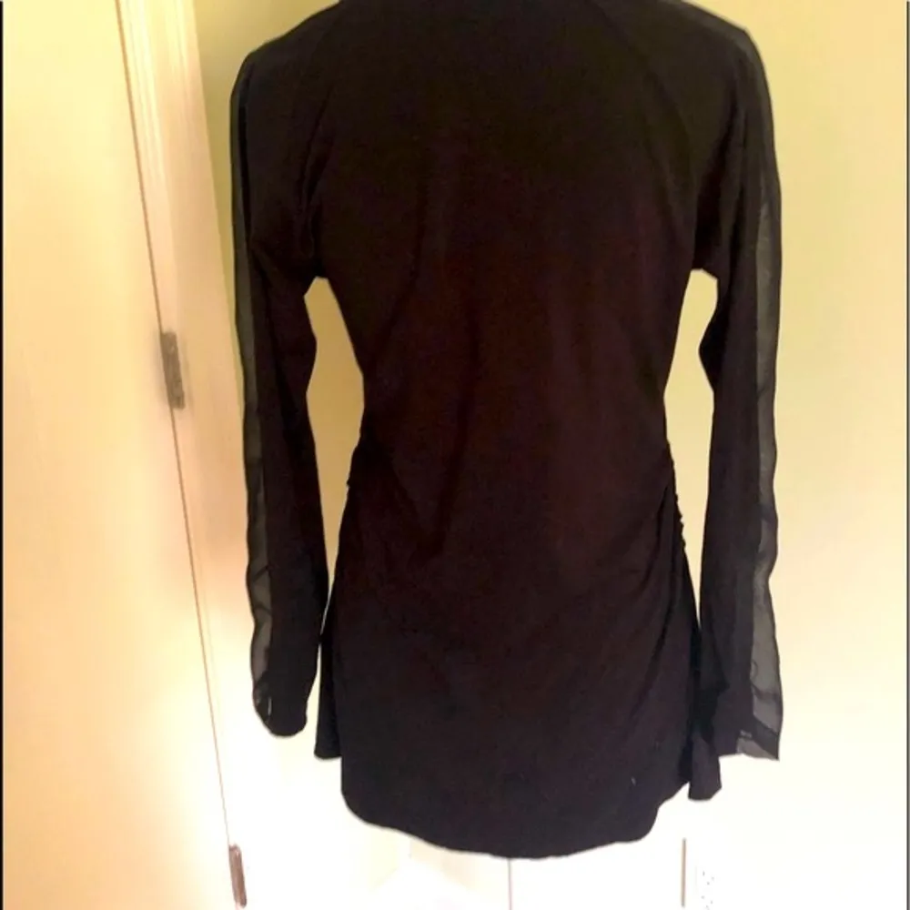 Ribbon top in black - Image 32