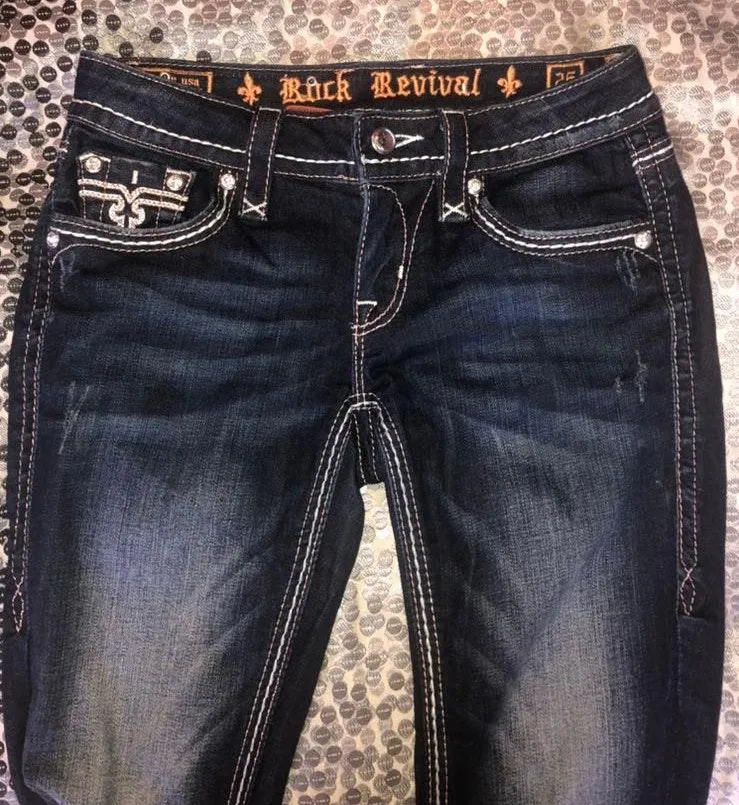 Rock Revival Kai Boot Cut Jeans - Image 3