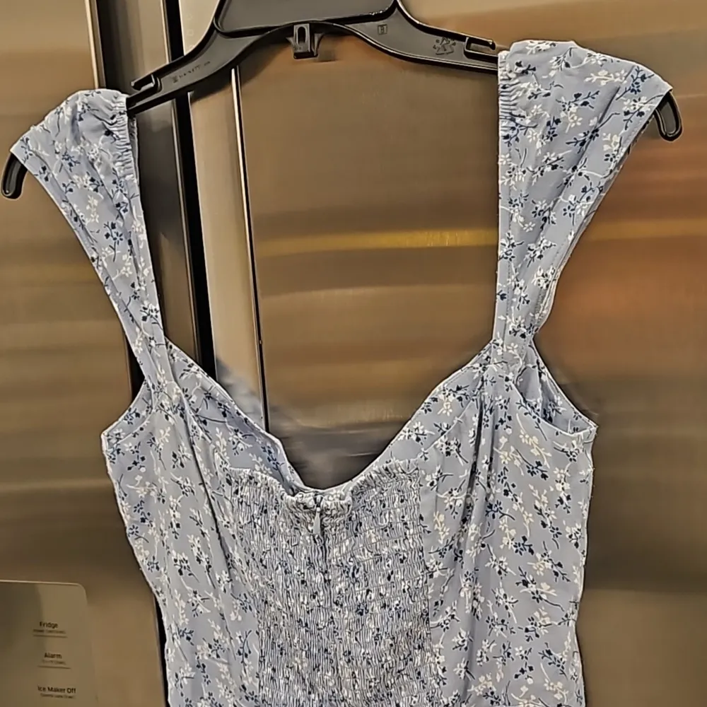 💕REFORMATION💕 Tanis Dress ~ Brooke Blue Floral Print 12 - Image 14