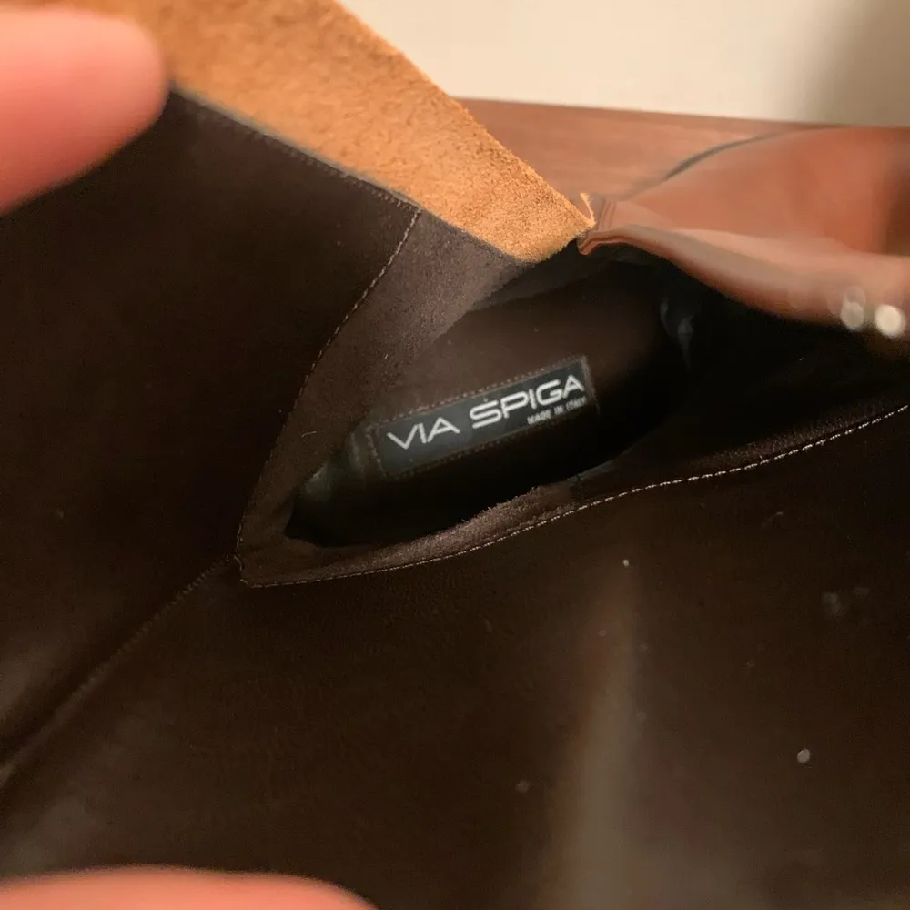 Via spiga leather heeled boots size 9 1/2 M - Image 12