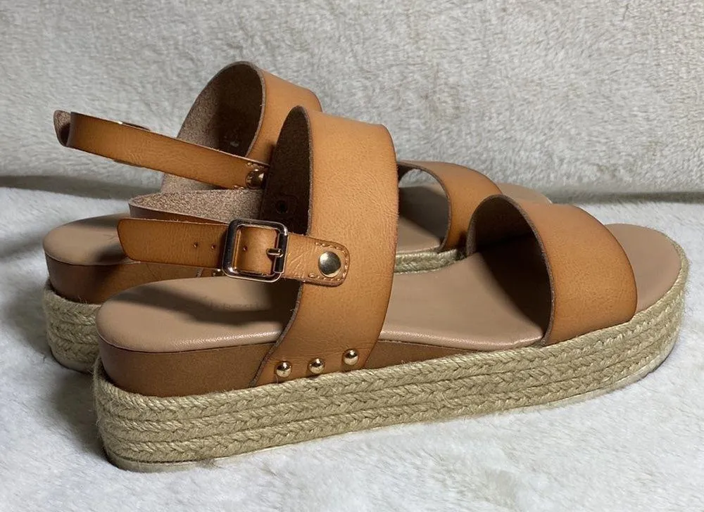 Xappel Tan Espadrille Platform Sandal - Image 5