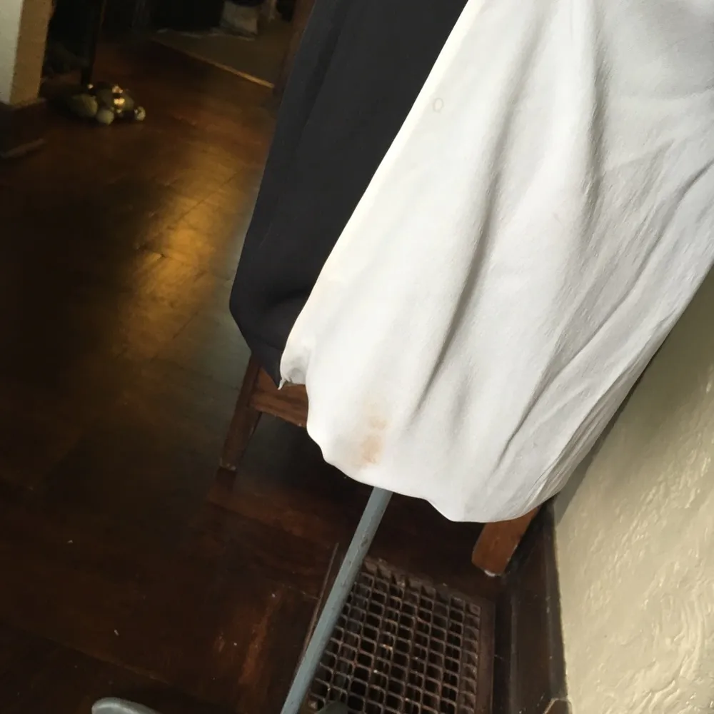 Halston Draped Black & White Silk Dress - Image 9