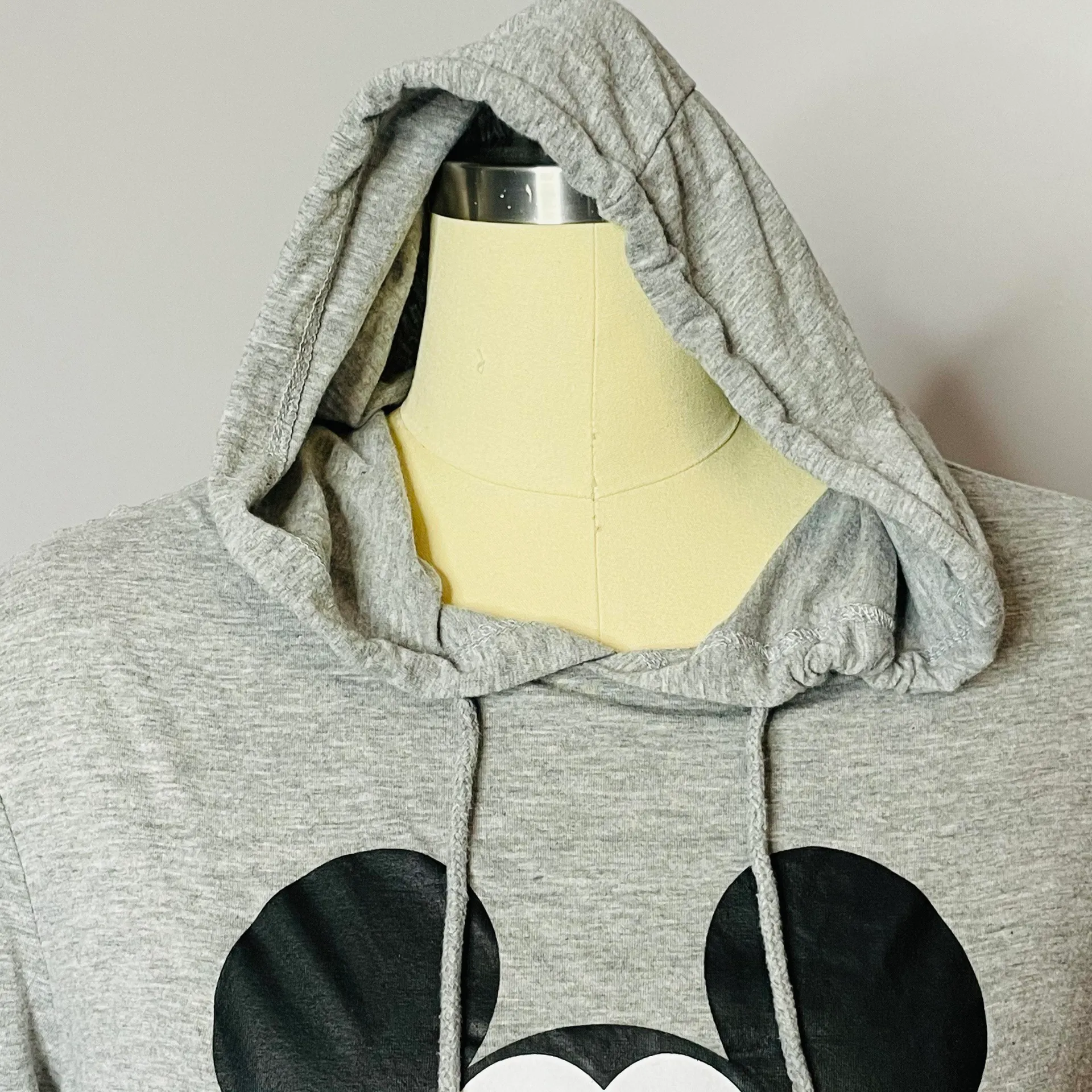 Mickey Mouse Cropped Jersey Hoodie - Image 7