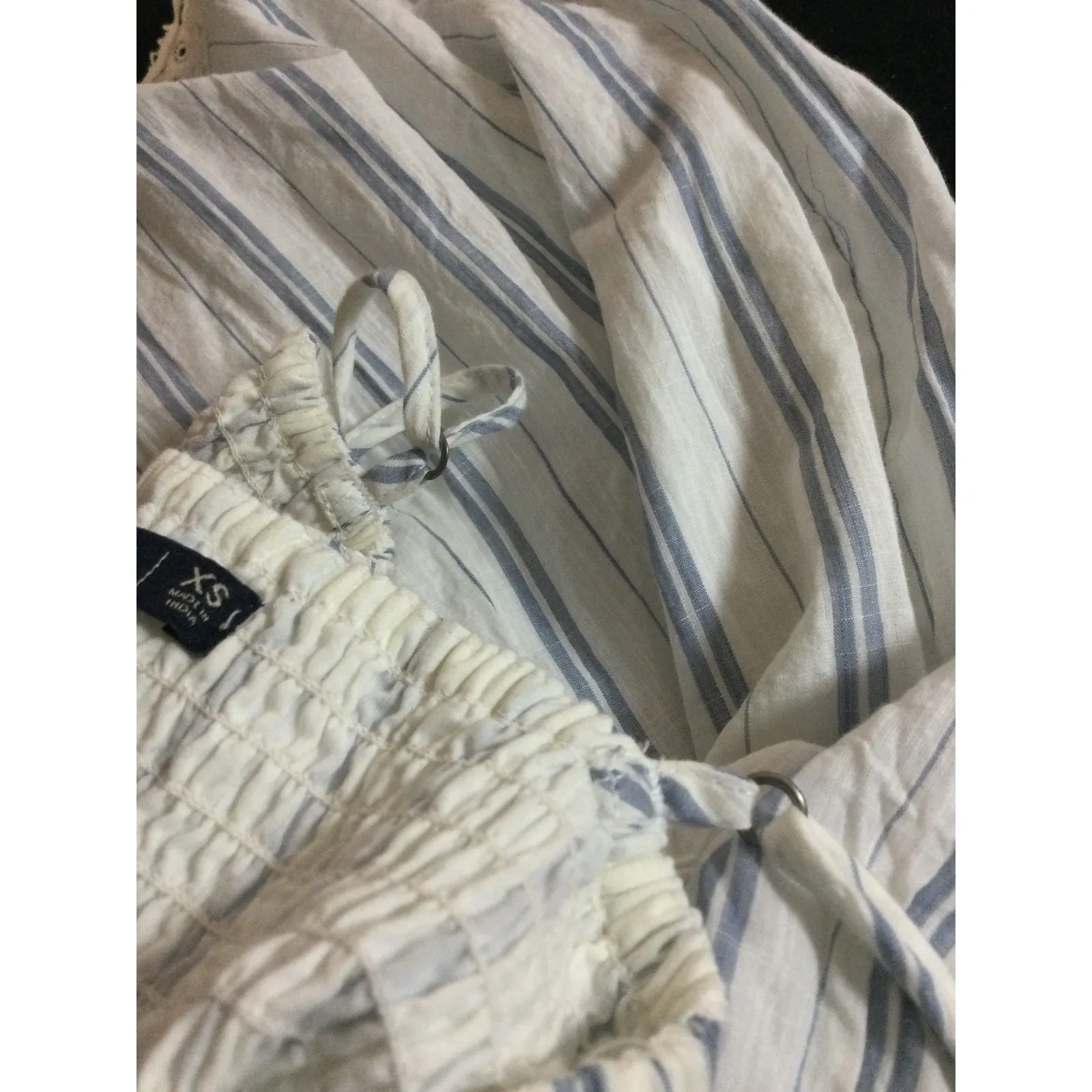 Abercrombie & Fitch Womens‎ Dress XS Striped Embroidered Sun Dress Casual - Image 8