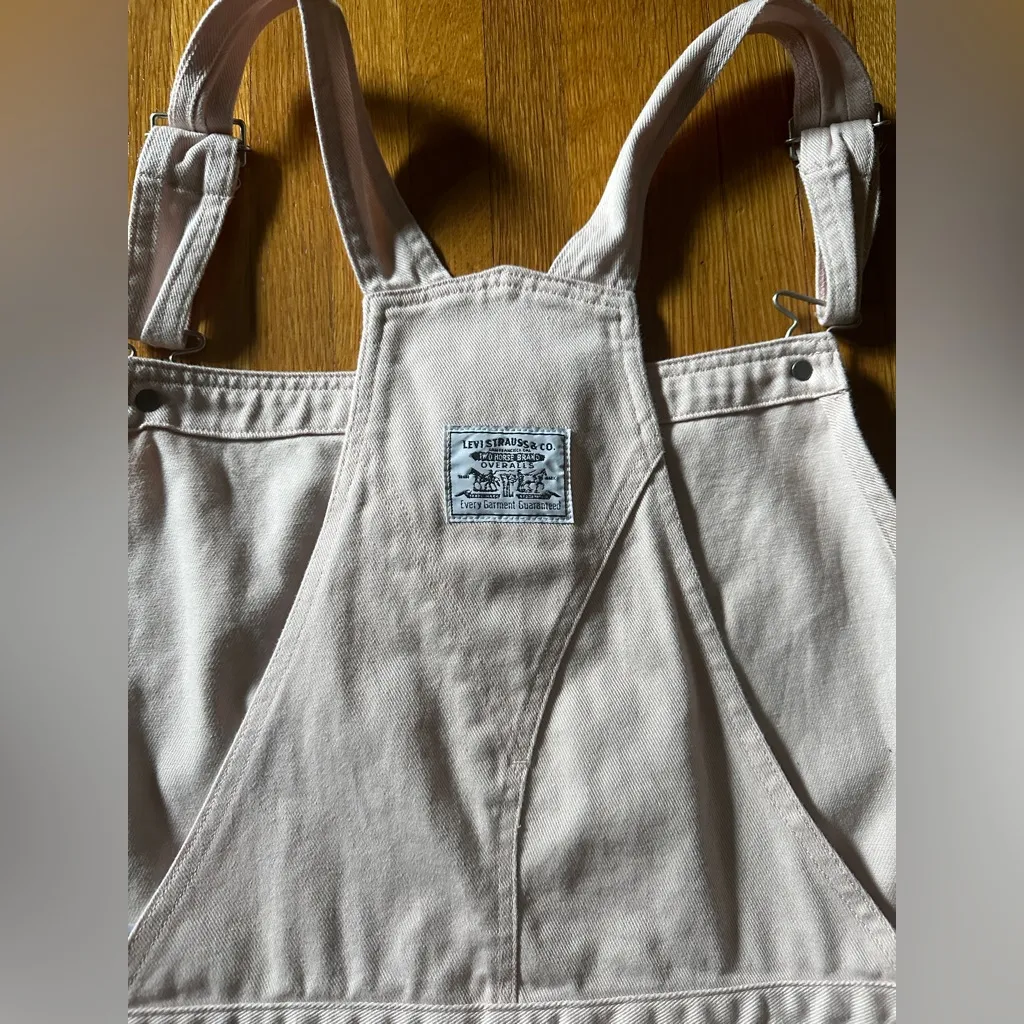 Levi’s Light Pink Nora Shirtalls, Size XL - Image 9