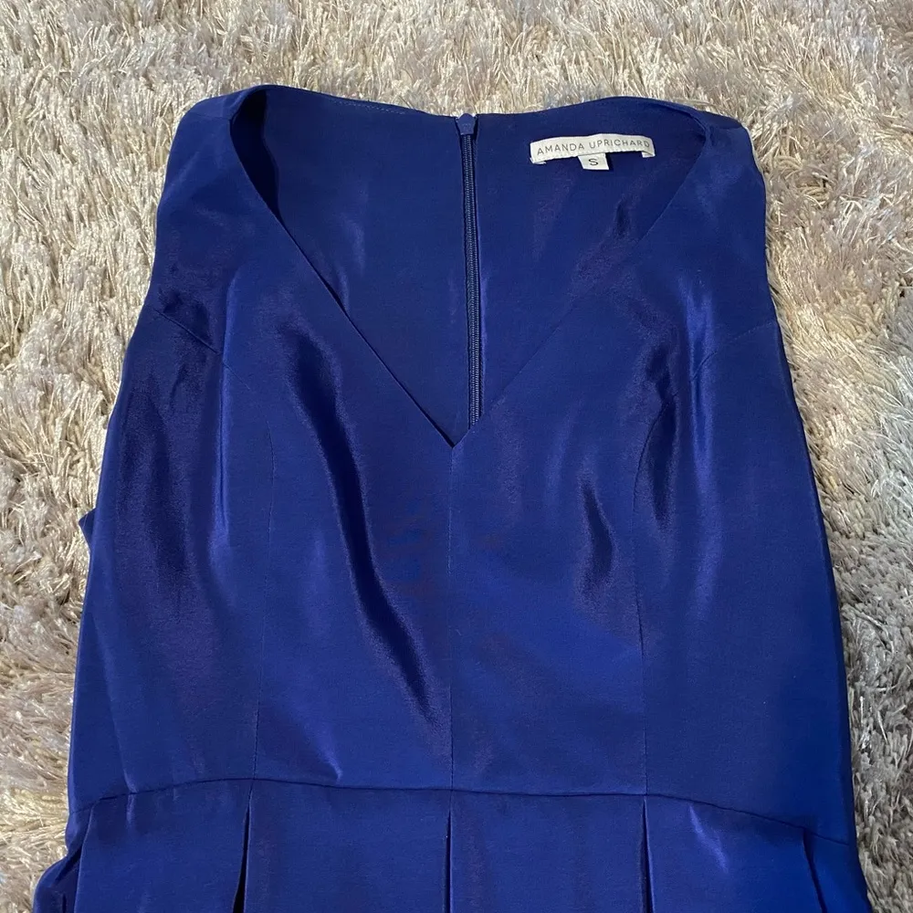 Amanda Uprichard Gabby Pleated Silk Dress - Image 6