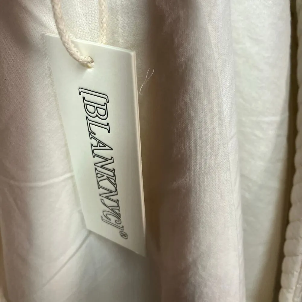 New Blank NYC Quilted Embroidered Kimono Jacket Luxury Womens Medium Cotton - Image 12