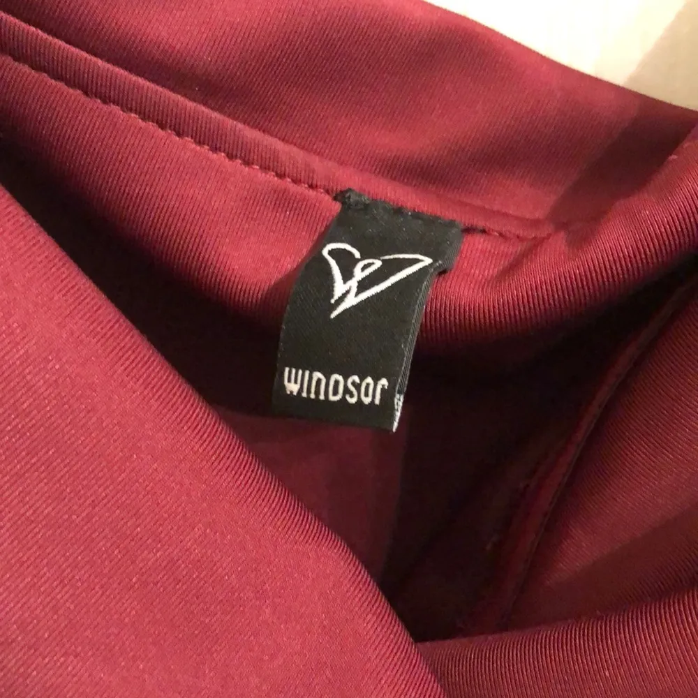 Windsor Off-Shoulder Burgundy Gown - Image 6