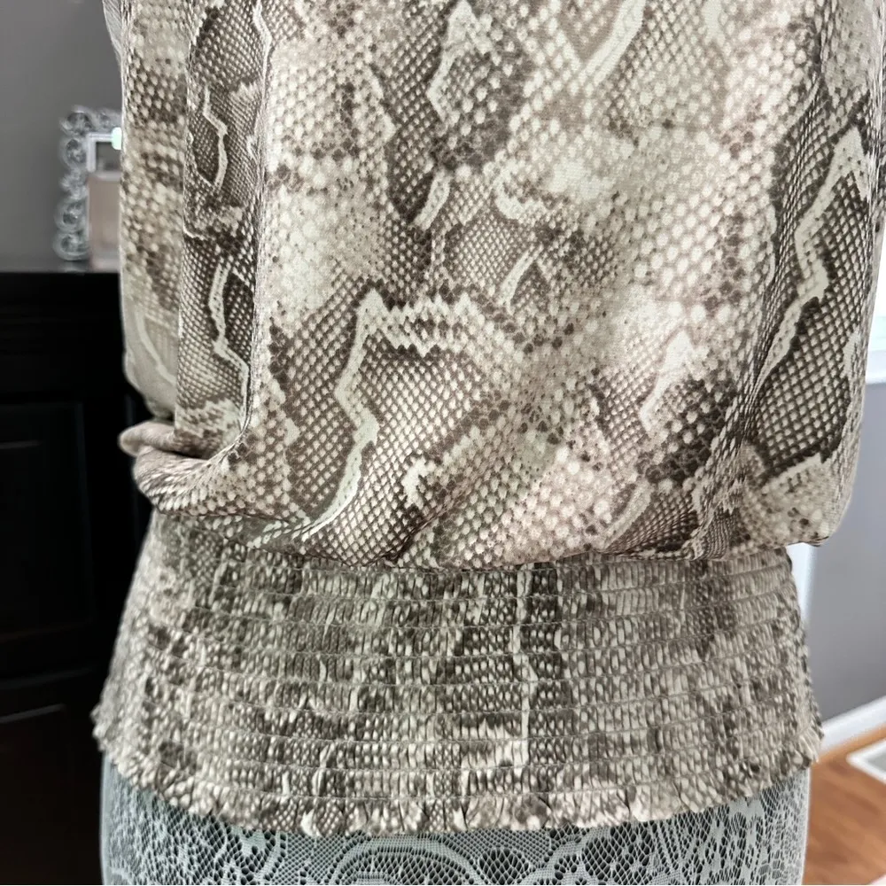 White House Black Market XS Snake Print Camisole - Image 4