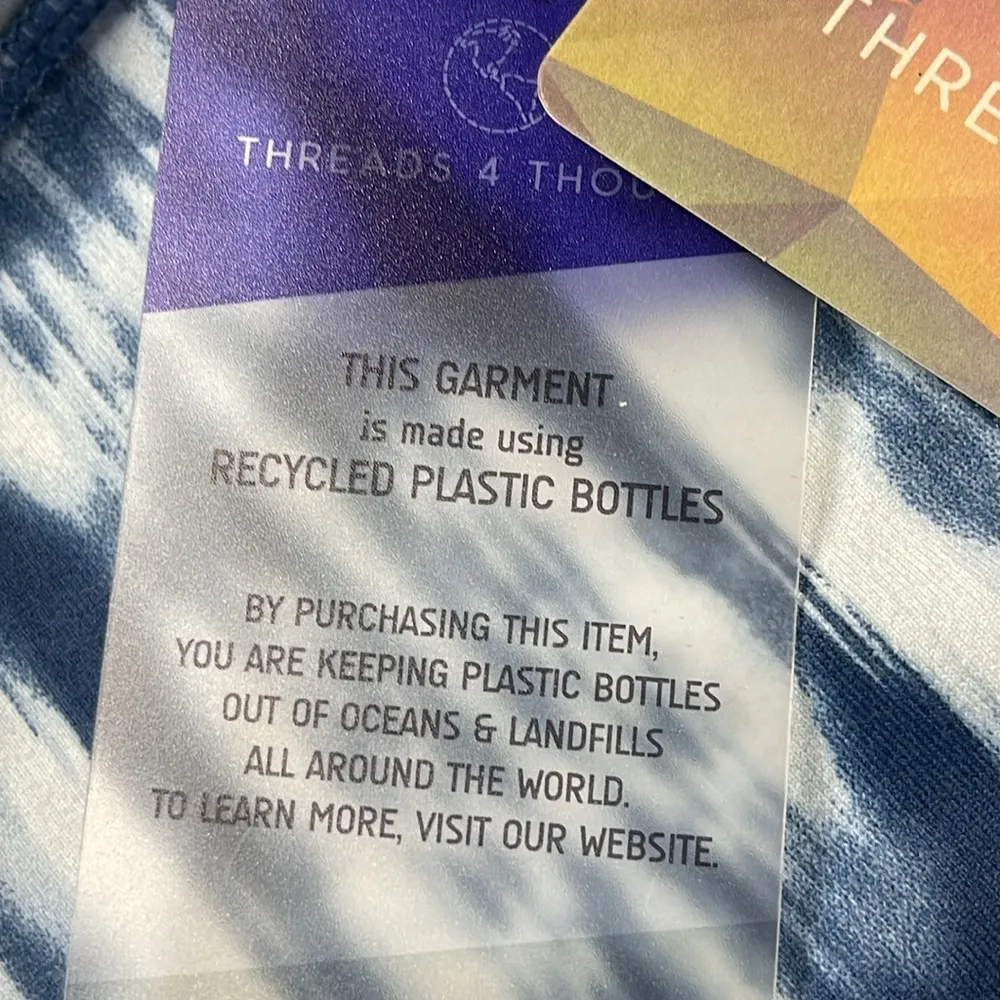 Threads 4 Thought Cropped Tie Dye Leggings Size Small - Image 5