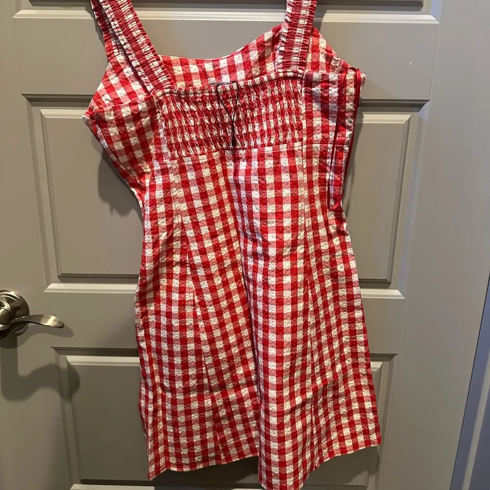 Corset Gingham red dress - Image 2