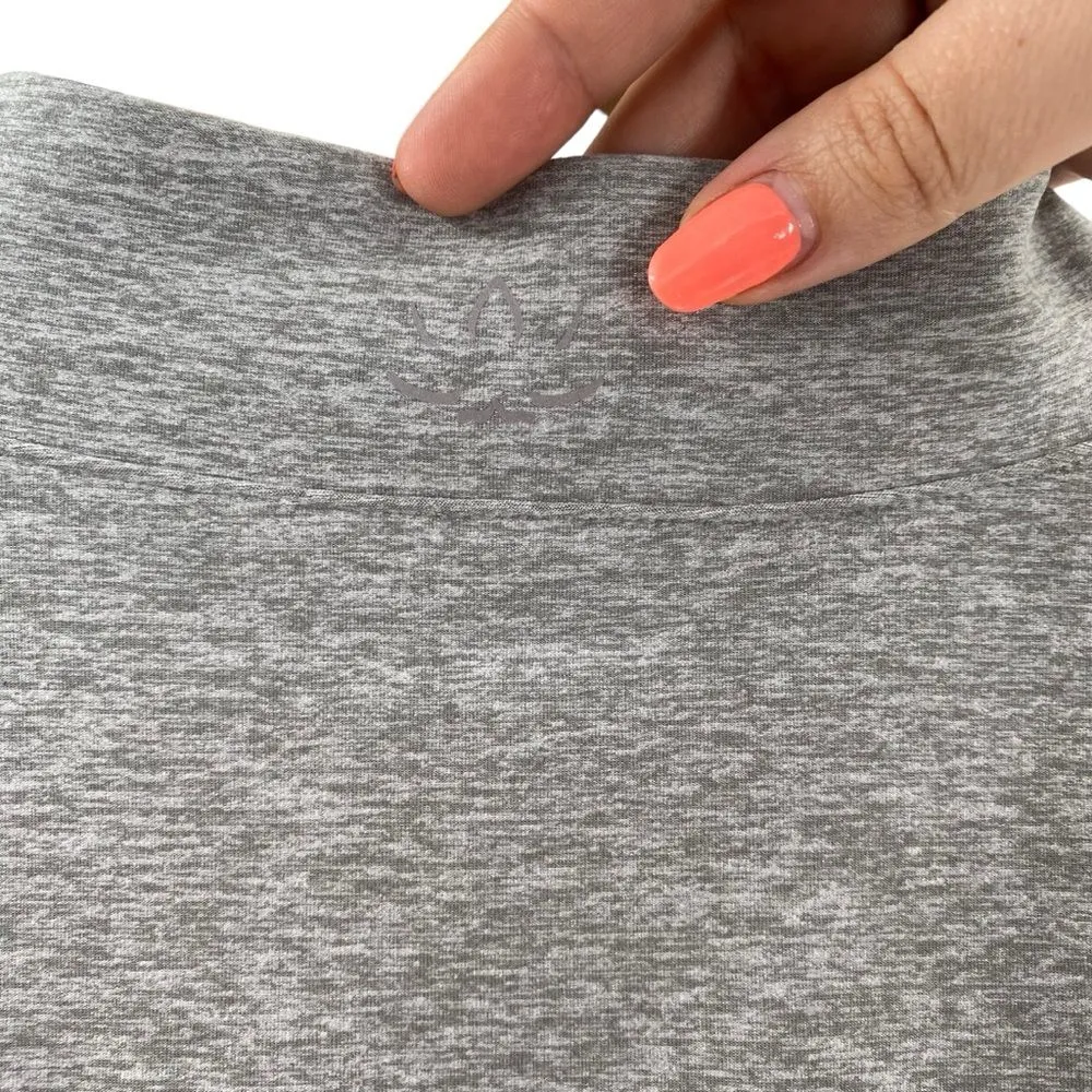 Beyond Yoga Size L Full Zip Sweatshirt Gray Super Soft Loungewear Basic Comfy - Image 7