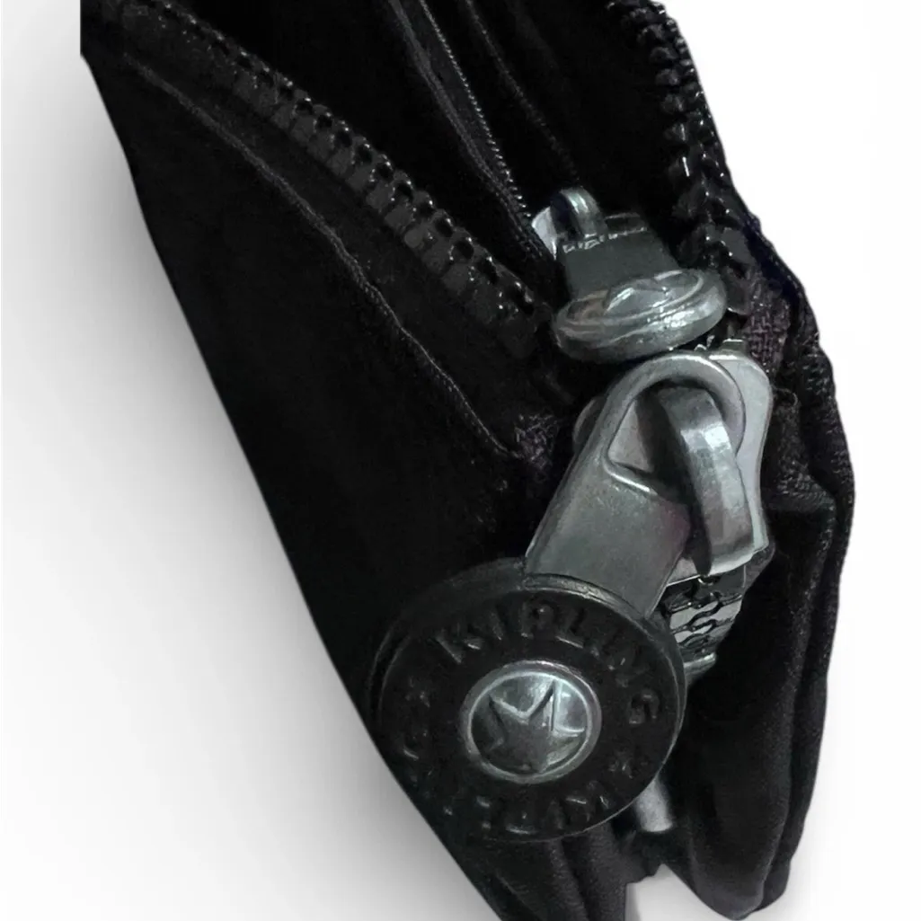 KIPLING 2 Piece Lot Creativity Large and Small Zip Pouches Wallet w/Compartments - Image 8