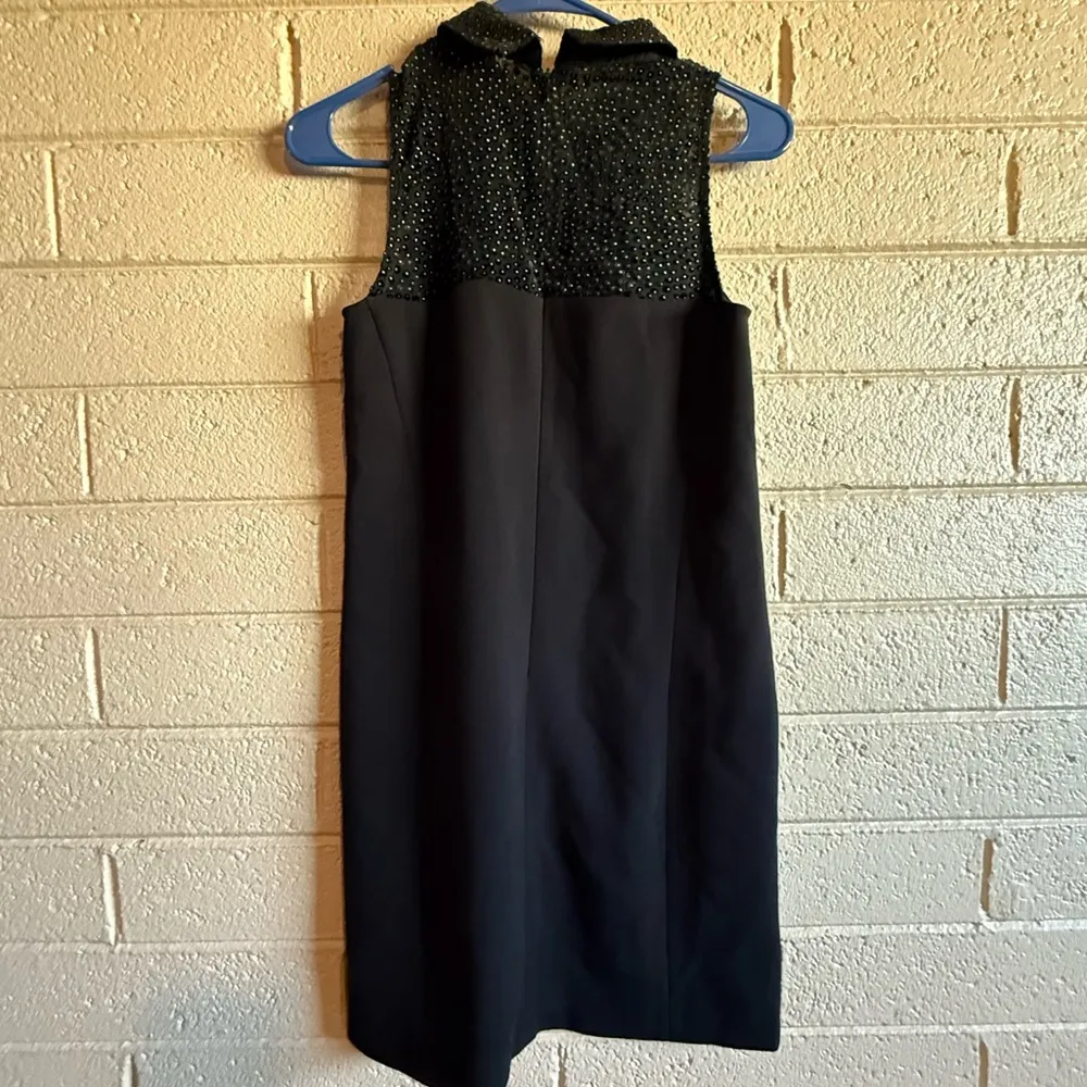 Loft Elegant Black Sleeveless Dress size 00 - Image 2