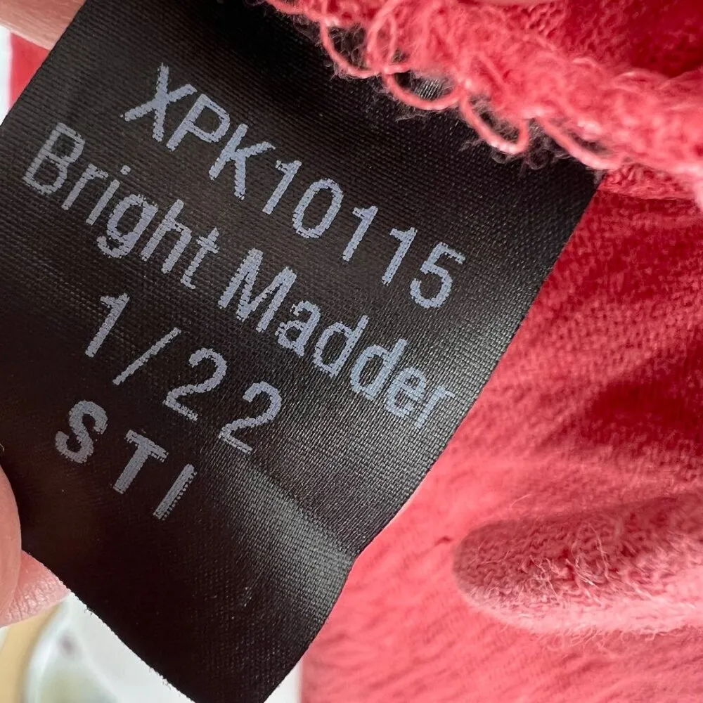 Mohnton Made Washed Look Hemp Cotton Tank Top Bright Madder Red Size 1X NWT - Image 12