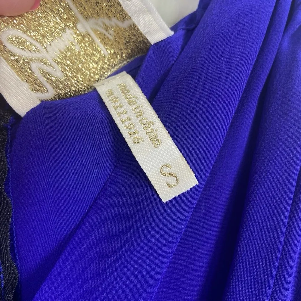 Yumi Kim Jayne Silk‎ Mini Dress in Dodger Blue Women’s Size Small ($198) Revolve - Image 5