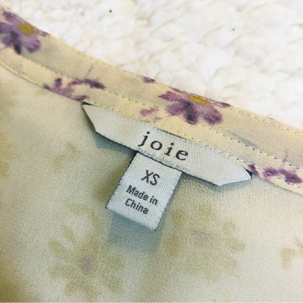 Joie Airy Floral Peasant Top XS‎ - Image 4