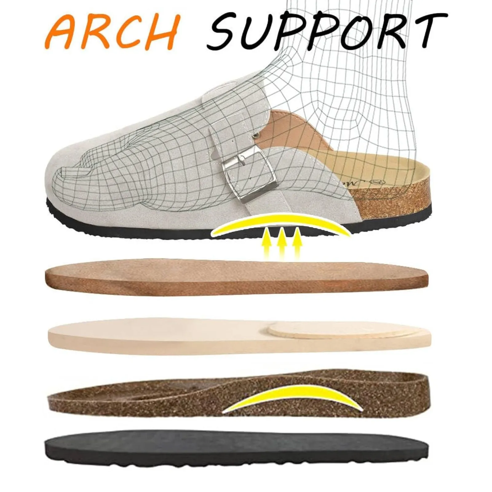 WINSEAD Clogs for Women Men Unisex Slip - Image 3