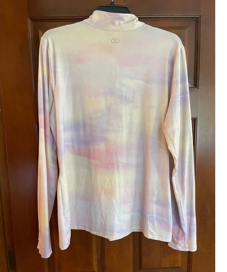 Calia Women's UV Long Sleeve 1/2 Zip Golf Shirt Soft Clouds Lilac (XXL) - Image 8