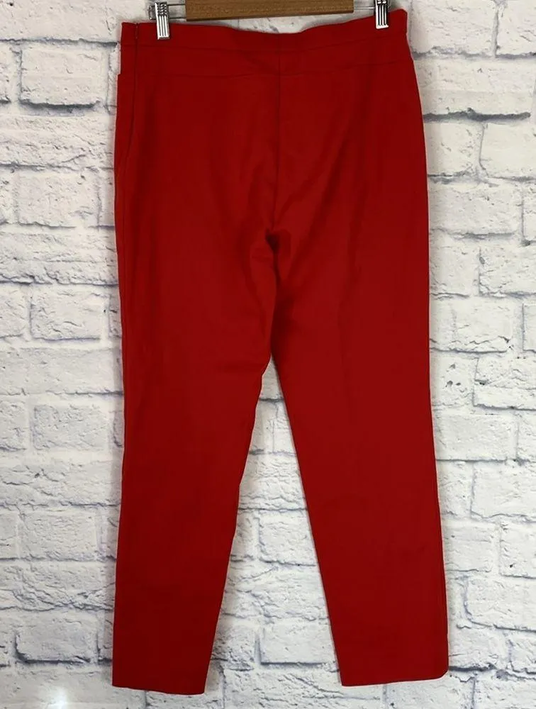 Akris Punto  red cropped pants 8 - Image 3