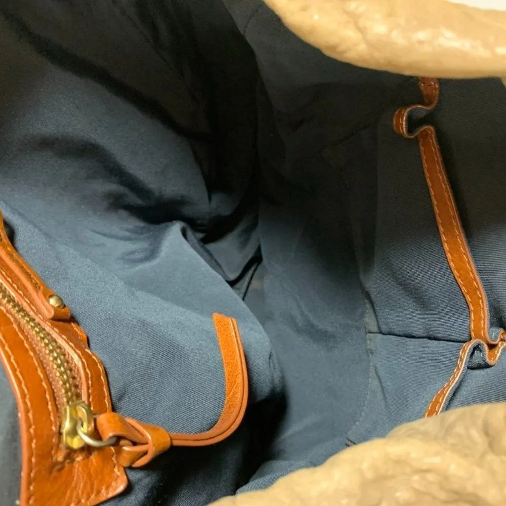 Schuler & Sons Philadelphia Leather Shoulder Purse Tan - Image 13